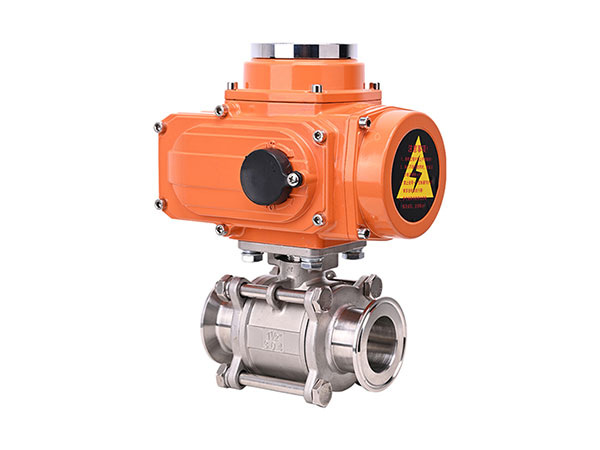 電動三片式快裝球閥 Q981F-16P