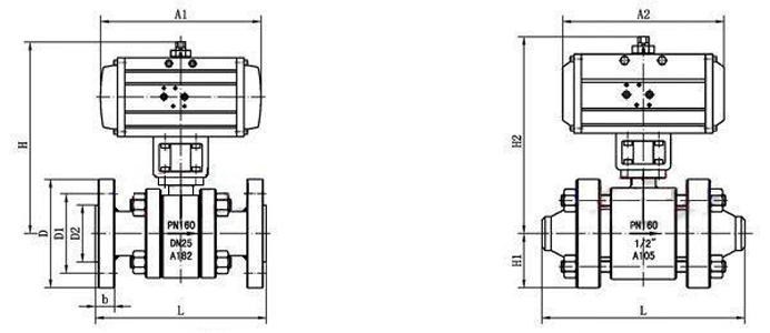 氣動抗硫高壓球閥(圖1)
