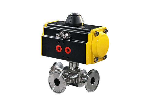 氣動衛(wèi)生級三通球閥