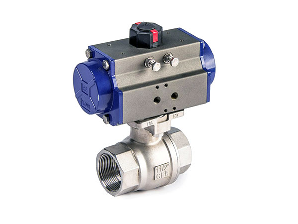 氣動兩片式螺紋球閥